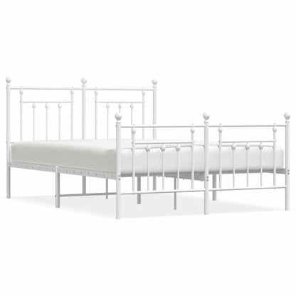 Bedframe Met Hoofd- En Voeteneinde Metaal 150 x 200 cm