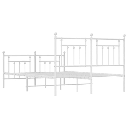 Bedframe Met Hoofd- En Voeteneinde Metaal 150 x 200 cm