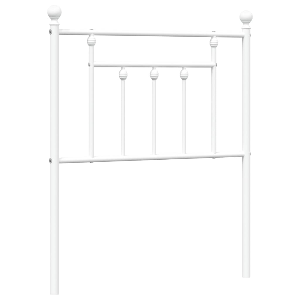 Hoofdbord 75 Cm Metaal Wit