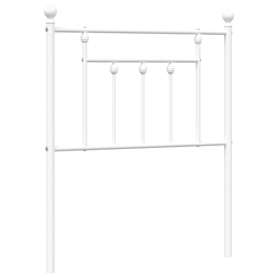 Hoofdbord 75 Cm Metaal Wit