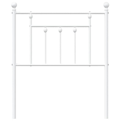 Hoofdbord 75 Cm Metaal Wit