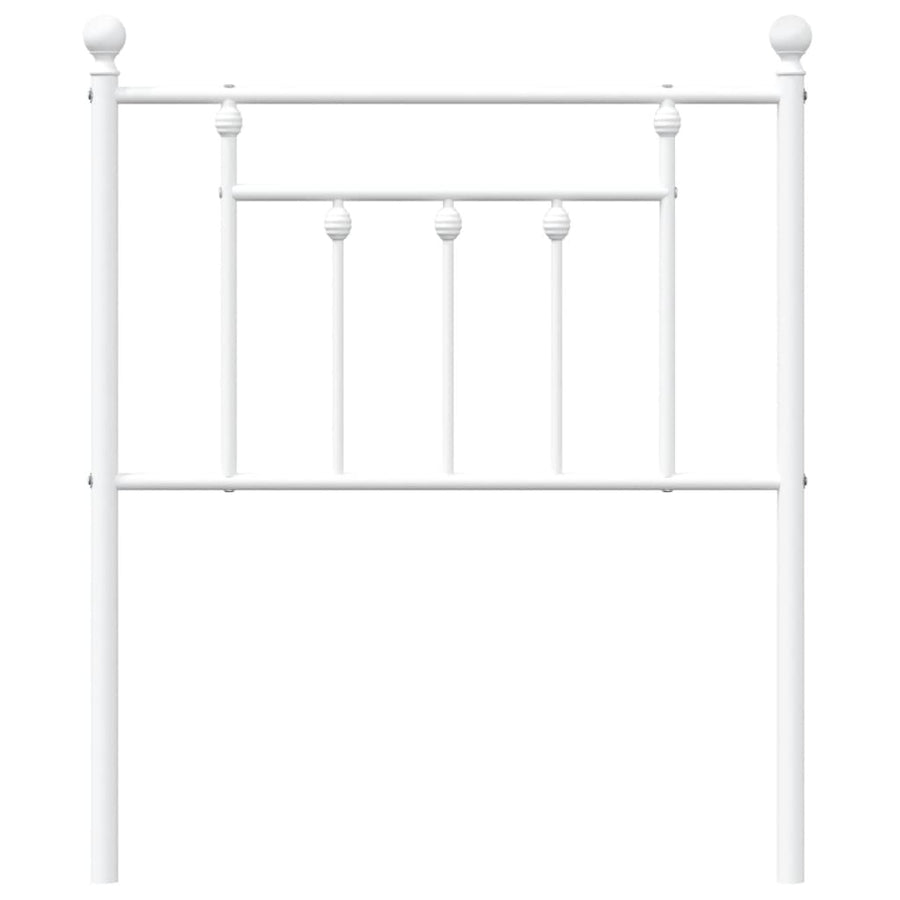Hoofdbord 75 Cm Metaal Wit