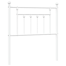 Hoofdbord 80 Cm Metaal Wit