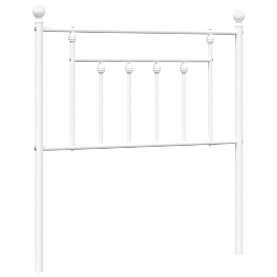 Hoofdbord 80 Cm Metaal Wit