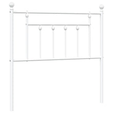 Hoofdbord 90 Cm Metaal Wit