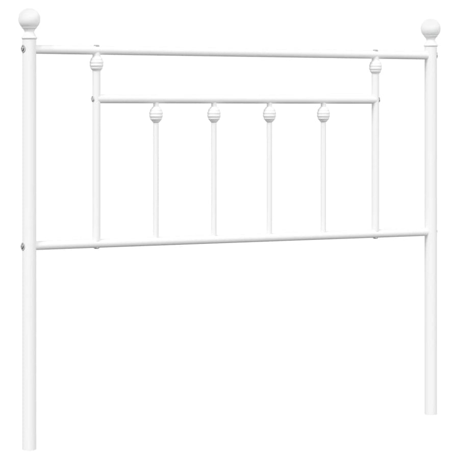 Hoofdbord 100 Cm Metaal Wit