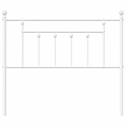 Hoofdbord 100 Cm Metaal Wit