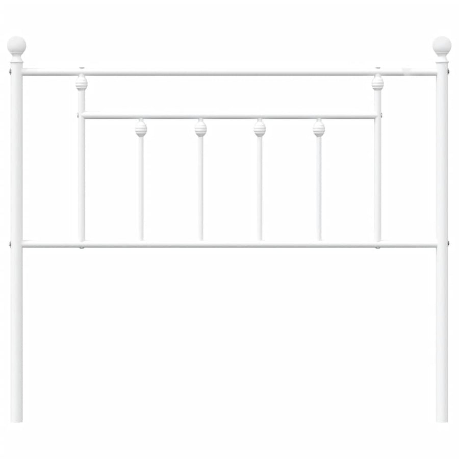 Hoofdbord 100 Cm Metaal Wit
