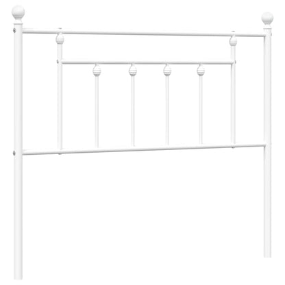 Hoofdbord Metaal 107 cm Wit