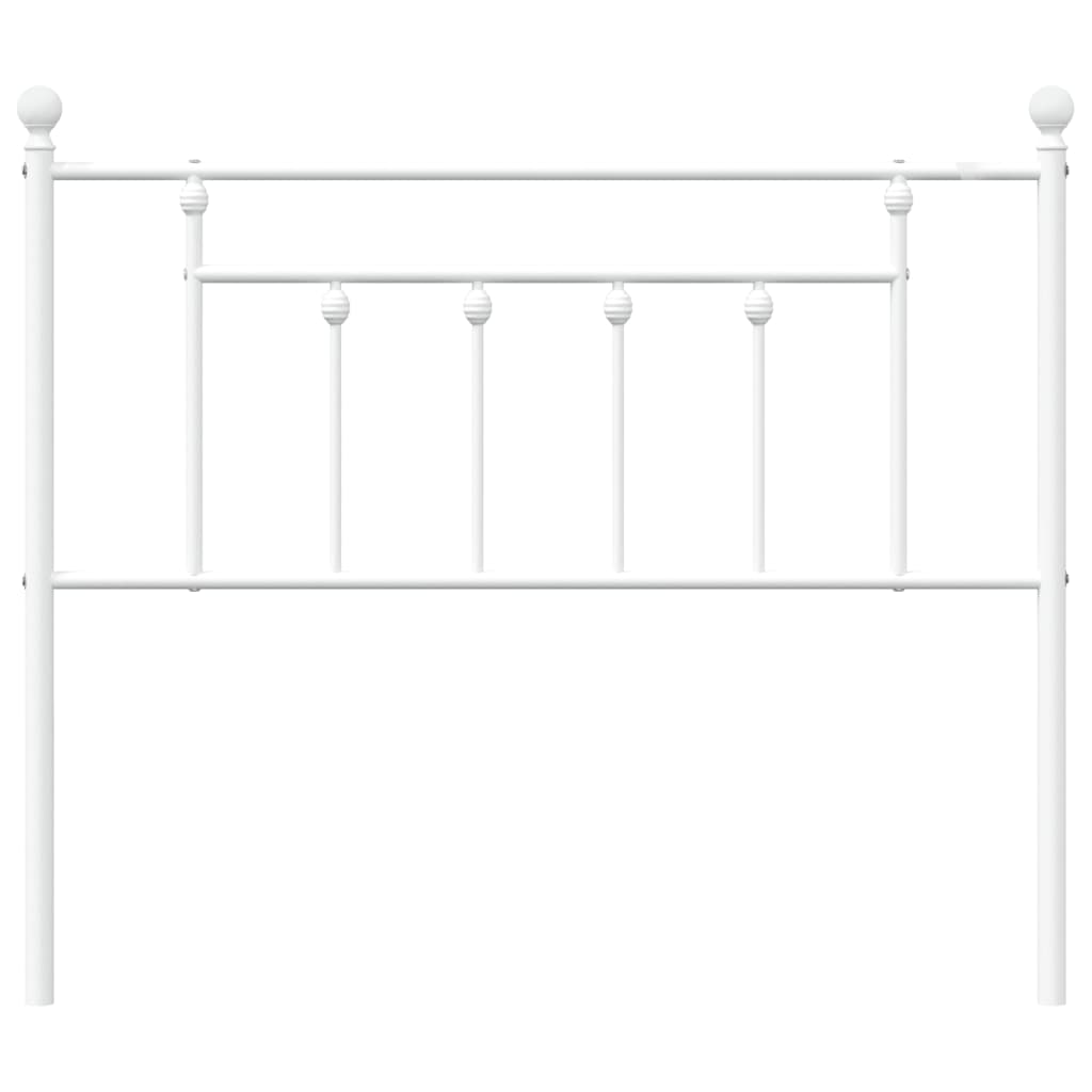 Hoofdbord Metaal 107 cm Wit