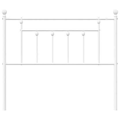 Hoofdbord Metaal 107 cm Wit