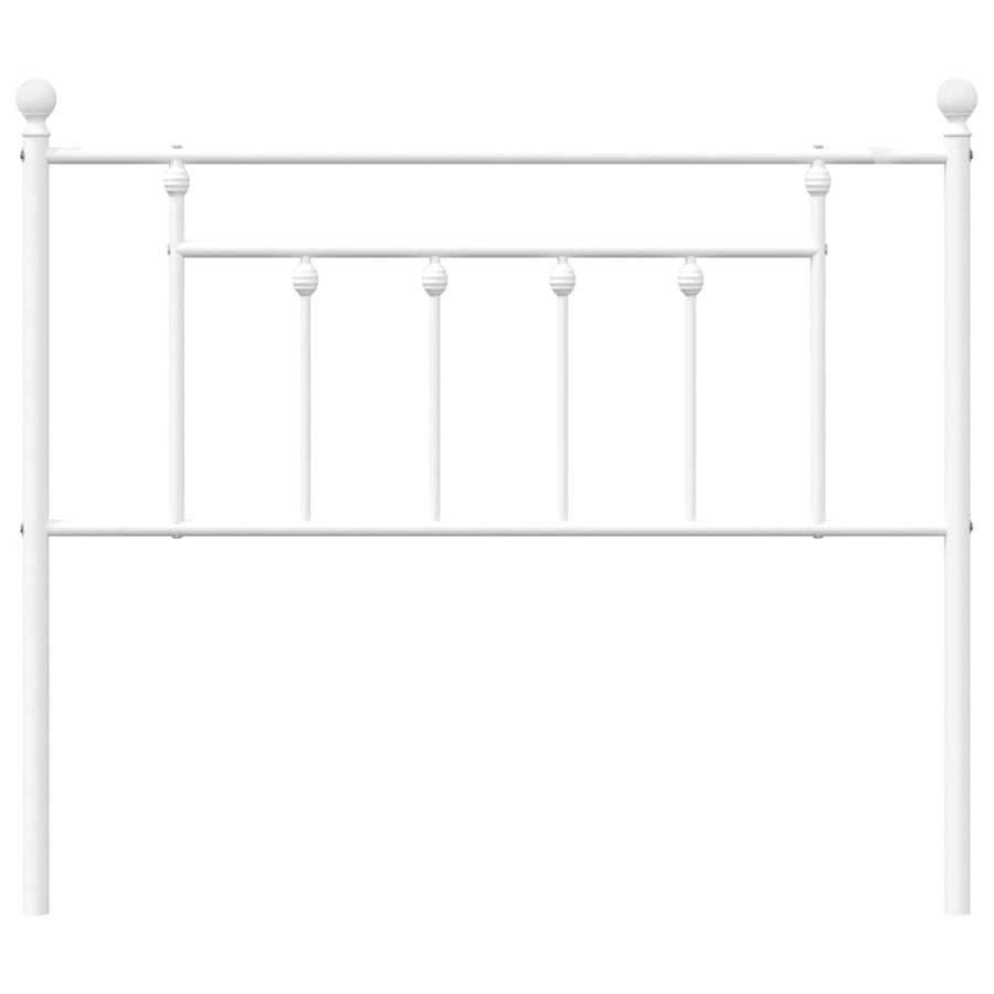 Hoofdbord Metaal 107 cm Wit