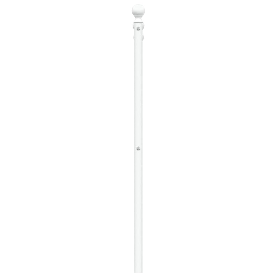 Hoofdbord Metaal 107 cm Wit