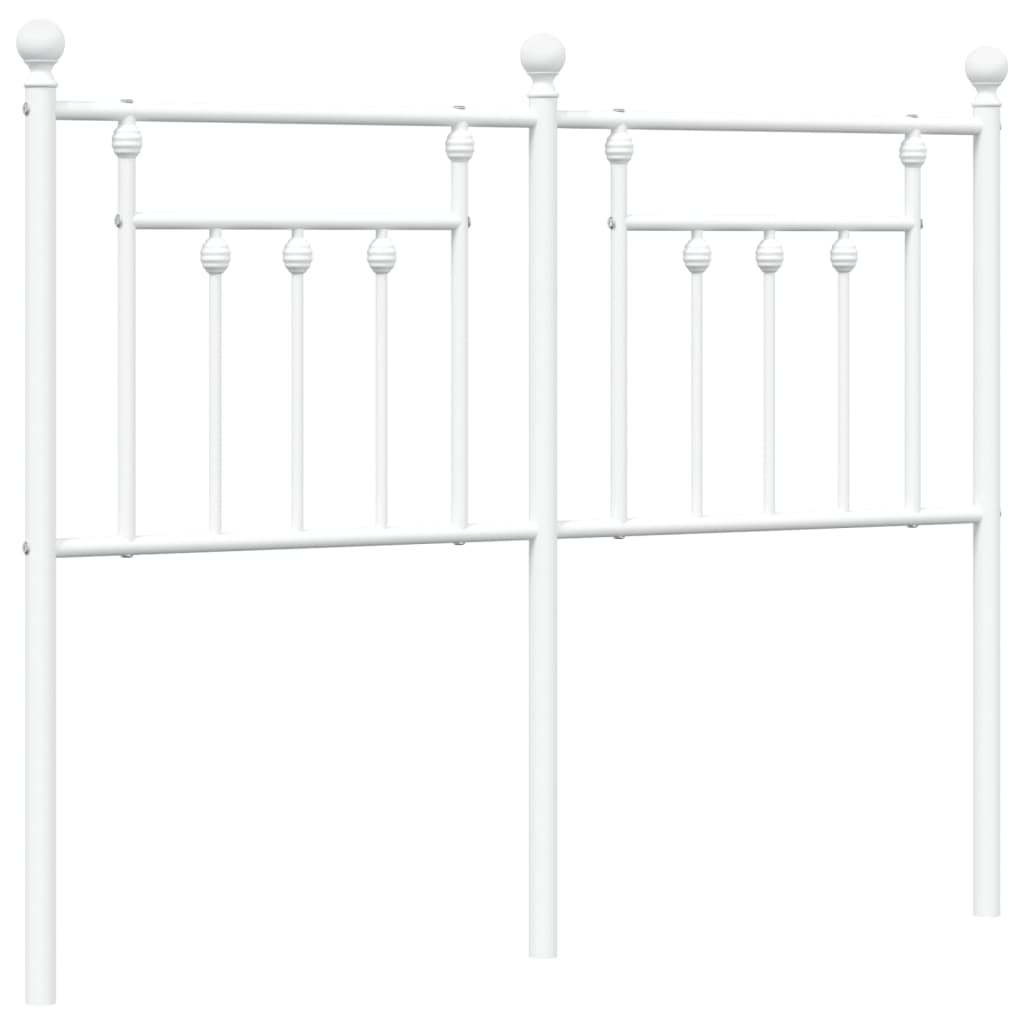 Hoofdbord 120 Cm Metaal Wit