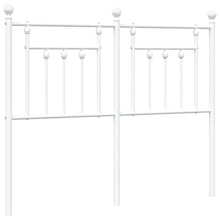 Hoofdbord 120 Cm Metaal Wit