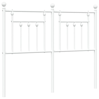 Hoofdbord 120 Cm Metaal Wit