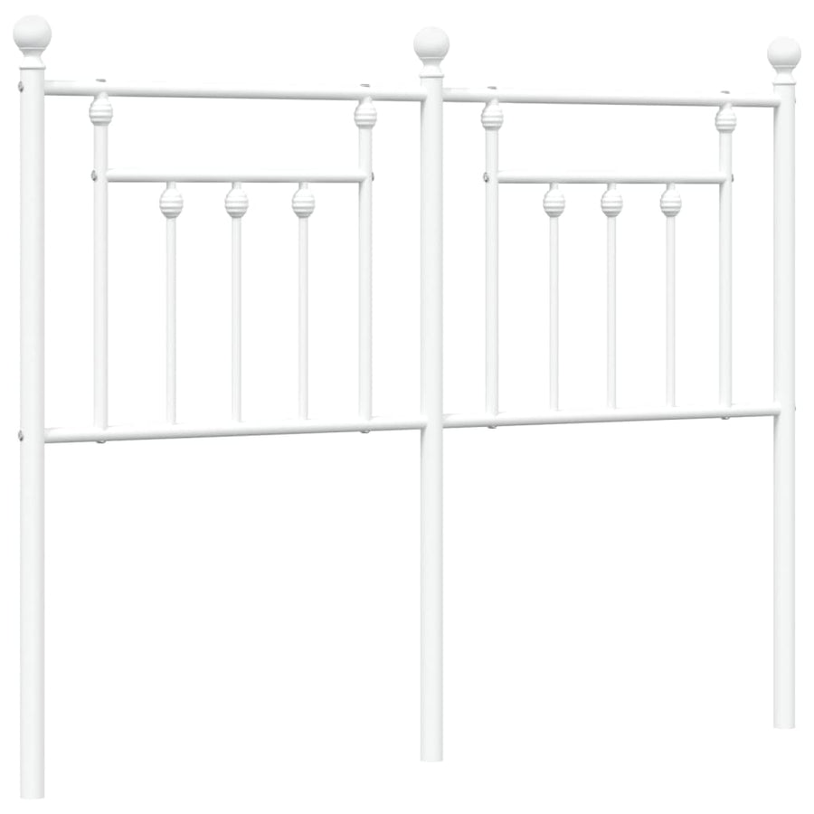Hoofdbord 120 Cm Metaal Wit