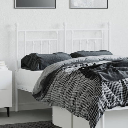 Hoofdbord 120 Cm Metaal Wit