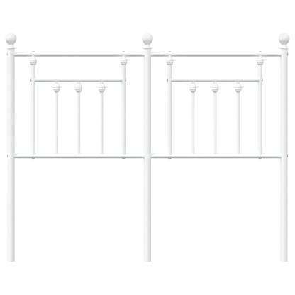 Hoofdbord 120 Cm Metaal Wit
