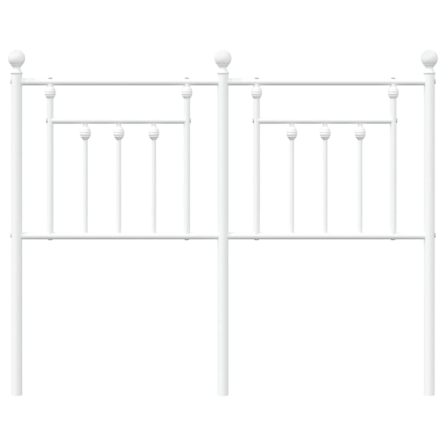 Hoofdbord 120 Cm Metaal Wit