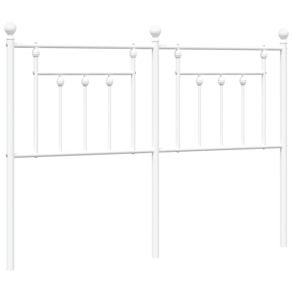 Hoofdbord Metaal 1 140 cm Wit