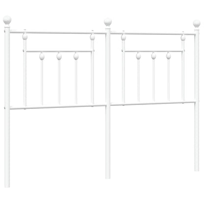 Hoofdbord Metaal 1 140 cm Wit
