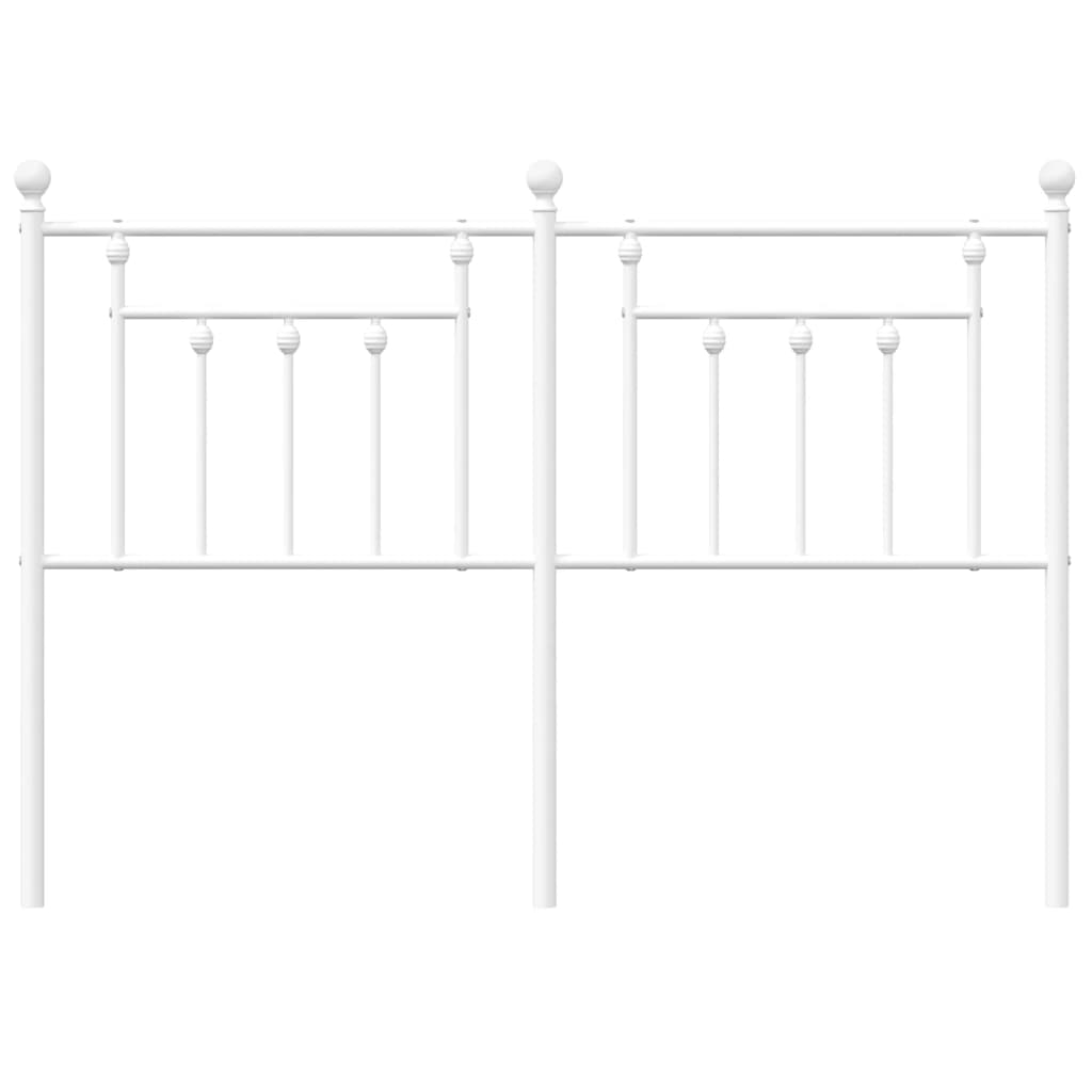 Hoofdbord Metaal 1 140 cm Wit