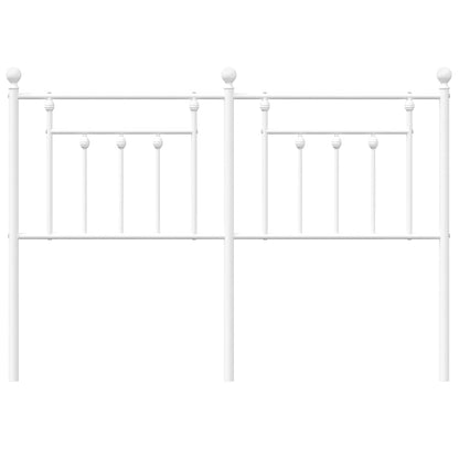 Hoofdbord Metaal 1 140 cm Wit
