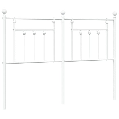 Hoofdbord 150 Cm Metaal Wit