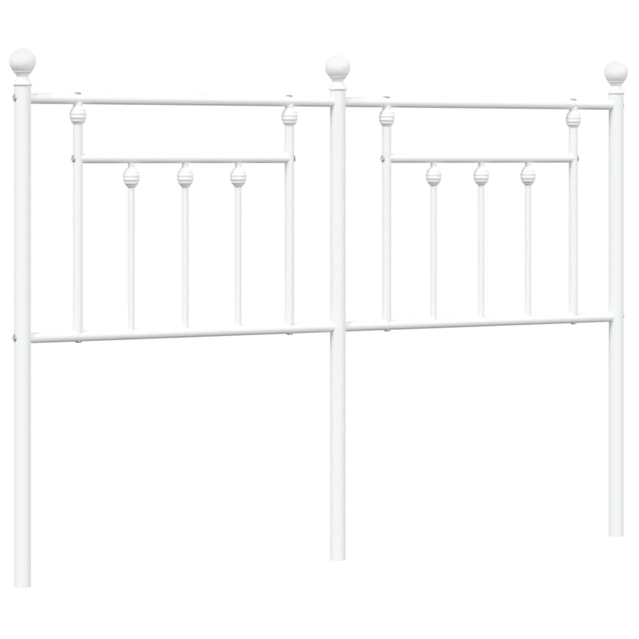 Hoofdbord 150 Cm Metaal Wit
