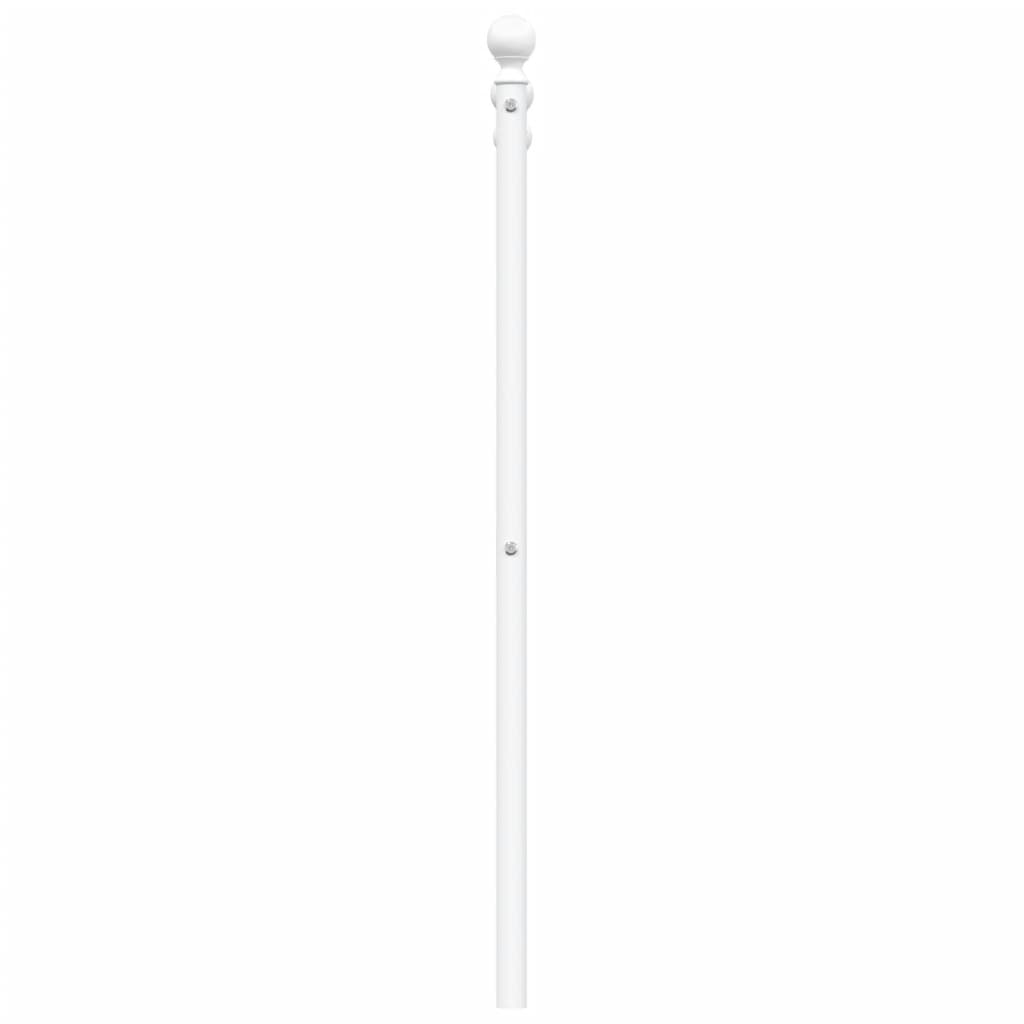 Hoofdbord 150 Cm Metaal Wit