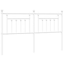 Hoofdbord 160 Cm Metaal Wit