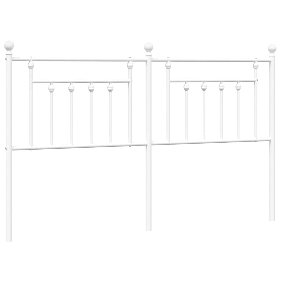 Hoofdbord 160 Cm Metaal Wit