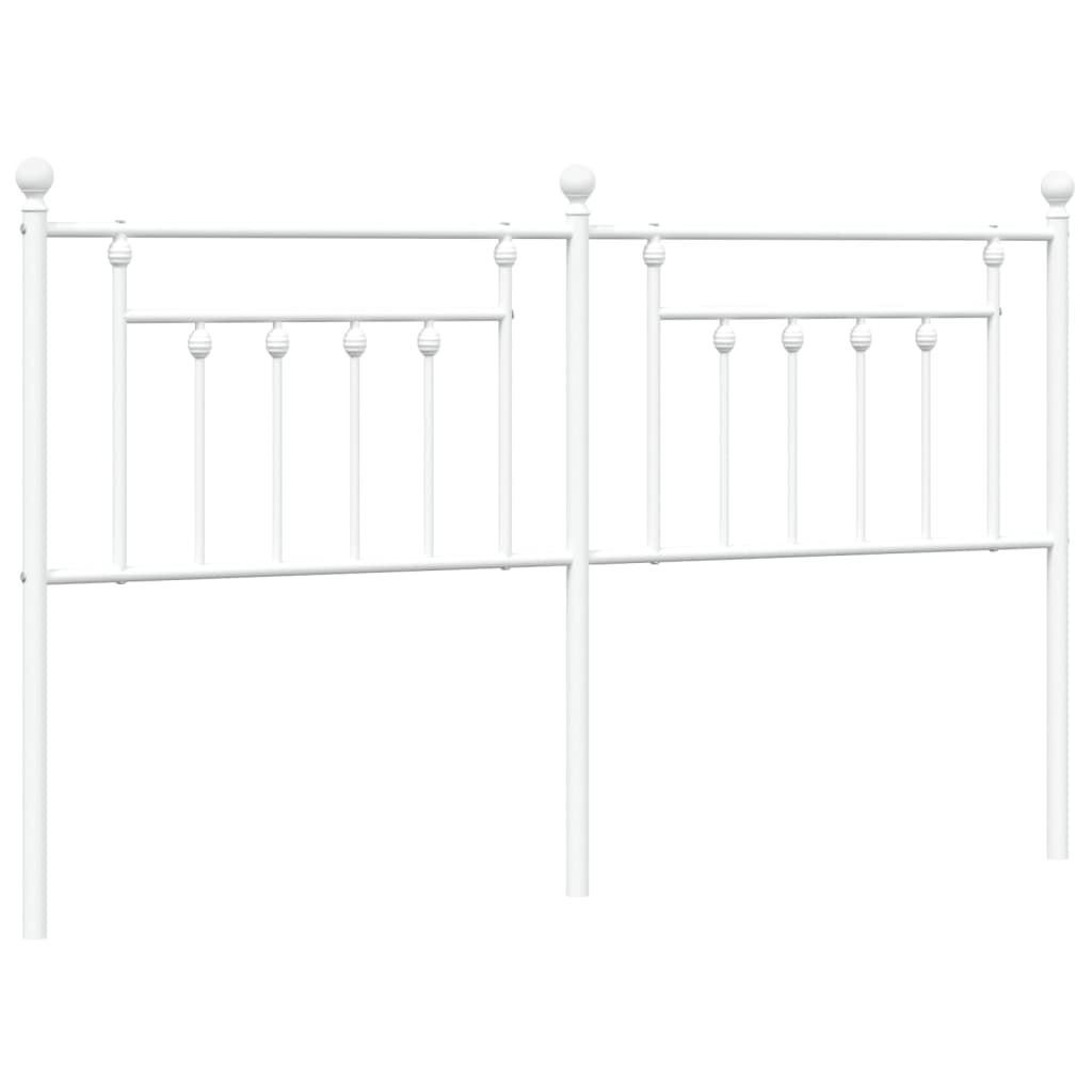 Hoofdbord 180 Cm Metaal Wit