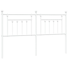 Hoofdbord 180 Cm Metaal Wit