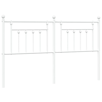 Hoofdbord 180 Cm Metaal Wit