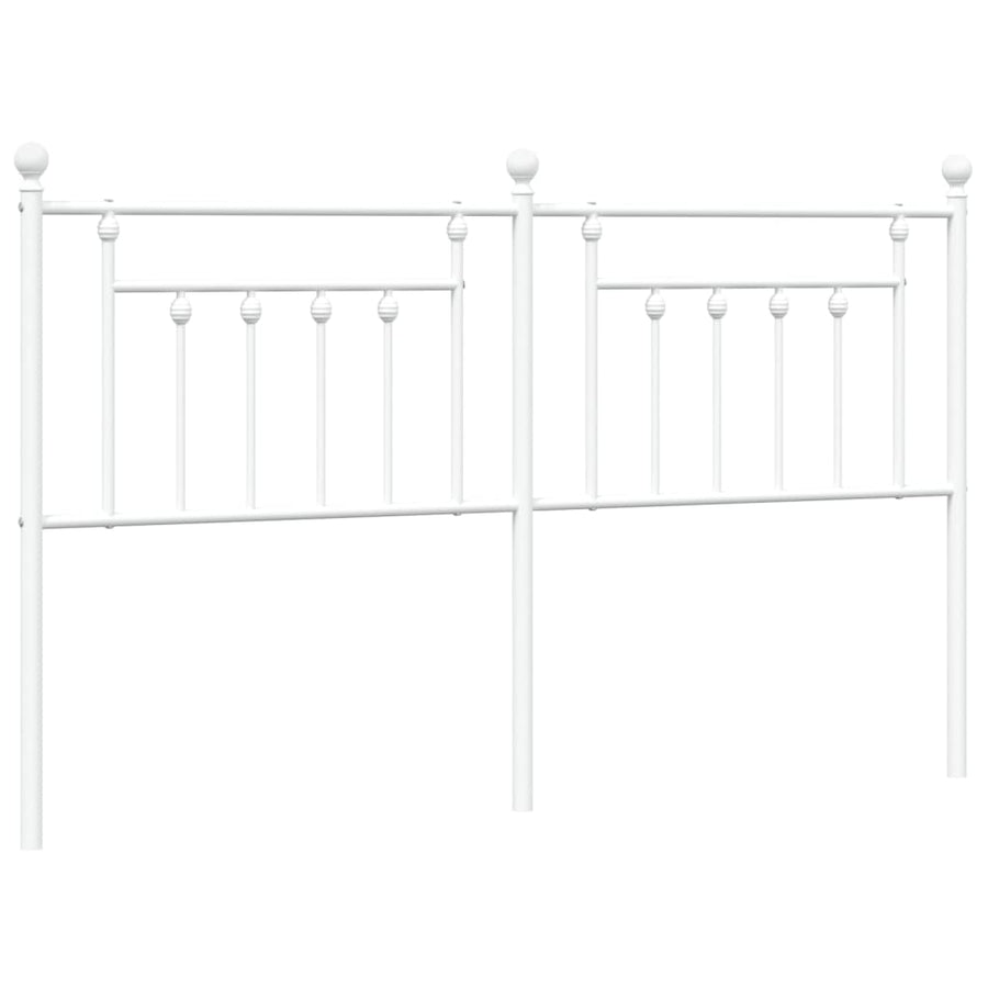 Hoofdbord 180 Cm Metaal Wit