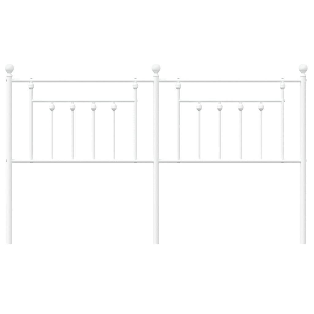 Hoofdbord 180 Cm Metaal Wit