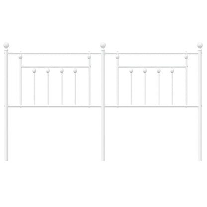 Hoofdbord 180 Cm Metaal Wit