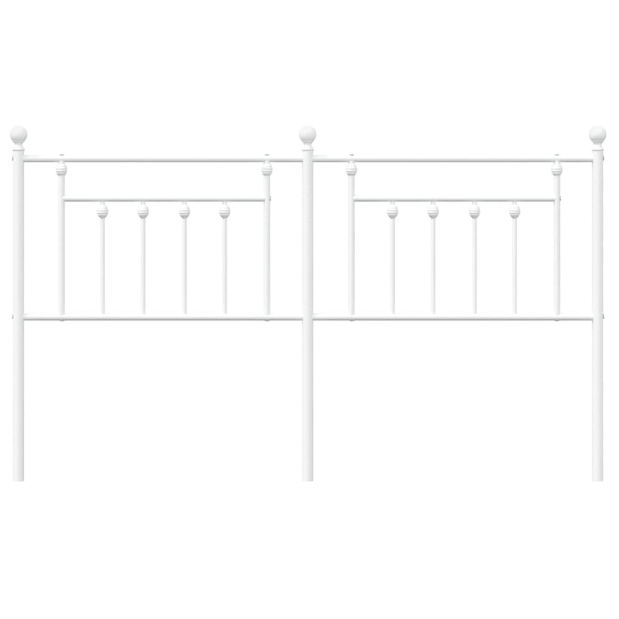 Hoofdbord 180 Cm Metaal Wit