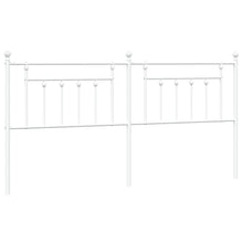 Hoofdbord 193 Cm Metaal Wit
