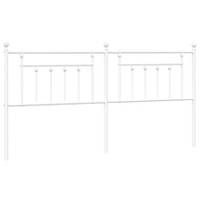 Hoofdbord 200 Cm Metaal Wit