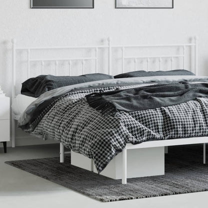 Hoofdbord 200 Cm Metaal Wit