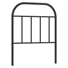Hoofdbord Metaal Zwart 75 Cm