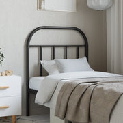 Replacement headboard metal black 75 cm