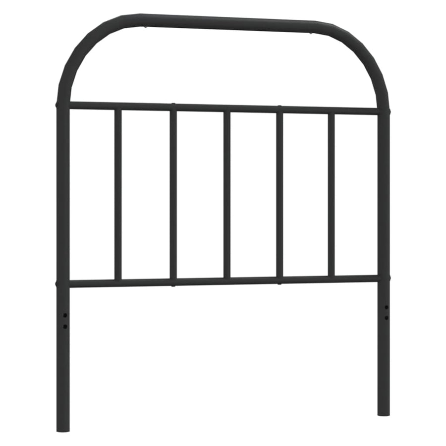 Hoofdbord metaal zwart 80 cm