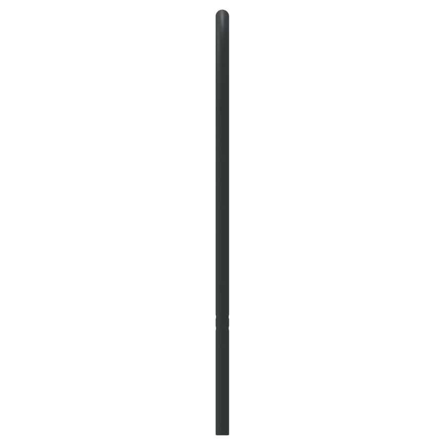 Hoofdbord metaal zwart 80 cm