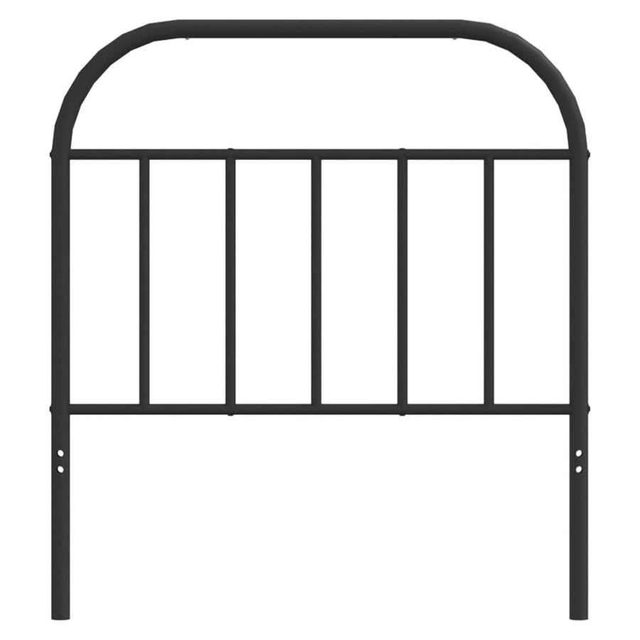 Hoofdbord Metaal Zwart 90 Cm
