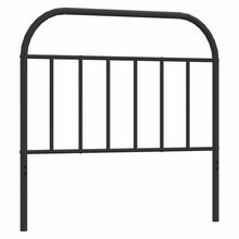 Hoofdbord metaal zwart 100 cm