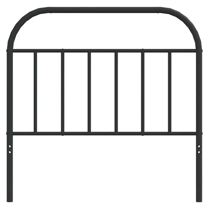 Hoofdbord metaal zwart 100 cm